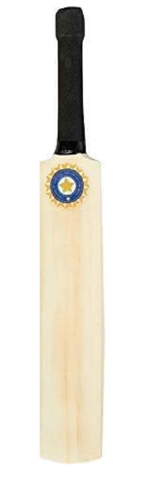 ND Sports Mini Wooden Cricket Bat for Autographs, Premium Miniature Cricket Bat with Rubber Grip, Souvenir & Display Piece
