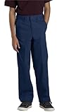 Dickies Boys' Flex Waist Flat Front Pant