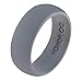 Honor Eternity Ring Men's Silicone Ring Wedding Band (Space Grey, 7)