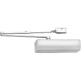 Corbin Russwin DC3000 Series Silver Aluminum Painted Cast Iron Parallel Arm Mounting Adjustable Door Closer with Sex Nuts and Bolts, 1-6 Size (Pack of 1)
