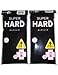 Salux Super Hard Nylon Japanese Beauty Skin Bath Wash Cloth/towel (White)2PCK