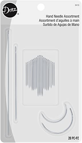 Dritz 3413 Nadelsammlung für Quilter & Bastler, Verschiedene Größen & Stile, 24 Stück