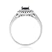 Blue Sapphire 925 Sterling Silver Women's Engagement Ring (1.62 cttw, 7X5MM Oval Cut, Available in size 5, 6, 7, 8, 9)