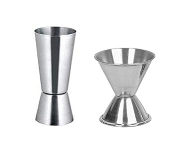 Kitchen Delli Peg Measures 30&60ml Glass Cup Set of Two