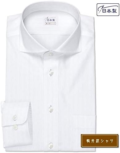 Amazon ワイシャツ 軽井沢シャツ A10kzw474 ワイドスプレッド Ice Keep ホワイトドビーストライプ らくらくオーダー受注生産商品 シャツ 通販