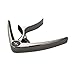 GUITARX X Capo for Acoustic Guitar, Electric Guitar Capo - Also For Bass, Ukulele, Banjo and Mandolin - #1 Brand Among Guitar Capos - Zinc Alloy, Glossy Metal Black
