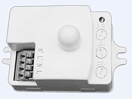 QUICK SENSE 360 Degree Microwave Motion with Light Sensor (White)