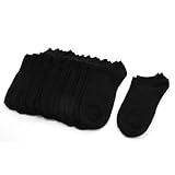 Girls Low Cut Stretch Cuffs Ankle Socks 10 Pairs