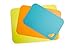 Flexible Cutting Board Mat Set, Extra Thick Plastic with Non-Slip Textured Grip for Chopping, 3 Convenient Sizes by DeVeau Essentials
