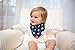 Dr. Brown's Super Soft Bandana Bibs with One Snap-On Teether, 3m+, Anchors & Whales, 2 Count