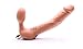 Tantus Sex/Adult Toys Real Strapless Strap On Vibrator - Classic Single Speed Removable Waterproof 100% Ultra-Premium Silicone Bullet Vibe for Anal, Vaginal, Clitorial Stimulation - More Cocoa