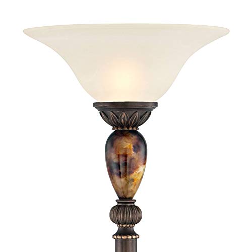 Kathy Ireland Mulholland 72" Torchiere Floor Lamp - Image 3