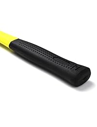 16 oz de fibra de vidrio martillo de carpintero construcción resistente resistente A golpes mango antideslizante de goma para contratistas, General trabajadores, Hombres, La mecánica automotriz de reparación, mantenimiento del hogar por Bastex