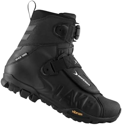 Amazon.com | Lake Cx146-X Wide Cycling Shoe - Men's Black/Black