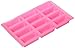Longzang 12 Cavity Rectangle Small Loaf Silicone Mold for Handmade Soap Food Tart Pudding Cake