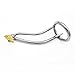 YiFeng Stainless Steel Male Chastity Cage Device Belt Locking Men Bondage Fetish ZCS12 (45mm Ring)