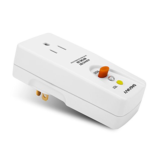 OAONAN GFCI Outlet Adapter Portable RCD Leakage Protector Receptacle