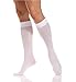 Women’s Trouser Socks, 6 Pairs, Opaque Stretchy Nylon Knee High, Many Colors