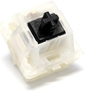120 Gateron KS-3 Mechanical MX Type Key Switch - Clear top [ Black 50g Linear]