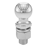 CURT 40030 Chrome Trailer Hitch Ball, 15,000 lbs., 2-5/16-Inch Diameter Tow Ball with 1-1/4-Inch x 2-5/8-Inch Shank
