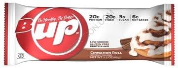 B-UP Bars, Cinnamon Roll - 12 bars by YUP Brands M