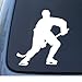 HOCKEY - Skating Sport - Car, Truck, Notebook, Vinyl Decal Sticker #1210 | Vinyl Color: White