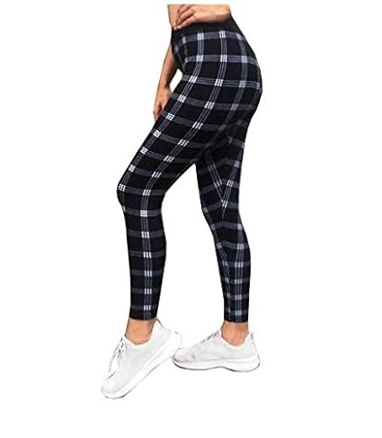 Womens checkered leggings Clearance