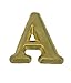 Civil War Hat Insignia - COMPANY LETTERS