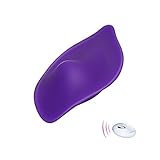 Wearable Vibrator Panties with Wireless Remote Control Clitoris Stimulation 10 Frequency Vibration Adult Sex Toy for Women (Purple)
