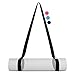 AquiLegend Yoga Mat Strap for Carrying, Adjustable Mat Holder Carrier Sling- Thick, Durable and Comfy Delicate Texture Stretching Carry Straps 66″ & 85″ [Mat NOT Included] (Midnight Black, 66 inches)thumb 1