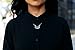 Dissent Pins RBG Dissent Collar Gold Necklace - I Dissent Pendant Necklace - Ruth Bader Ginsburg's Dissent Collar - Necklaces for Women, Silvertone, 16
