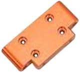 ST Racing Concepts STH100314O Aluminum Heavy Duty Front Bulkhead for The HPI Blitz and E-Firestorm, Orange