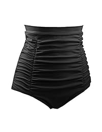 Bikini de cintura alta para dama, estilo retro