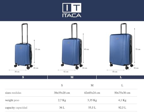 - Valise Grande Taille 23Kg Rigide Spacieuse XL pour Soute Avion Ultra Résistante avec Cadenas à Combinaison Idéale pour Voyages Longs Et Moyens Séjours., Bleu Marine-Anthracite