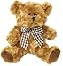 Gift for Grandma from Grandson or Granddaughter for Birthday Mother's Day or Christmas - Grandmother Wooden Plaque Teddy Bear for Grandparents Perfect Sentimental Present for Nana