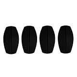 Andux 2 Pairs Silicone Bra Shoulder Pads Invisible Impact & Pain Relief Bra Shoulder Pads Non-slip Shoulder Pads NYDDJ-01 (Black)