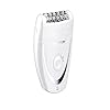 Conair Satiny Smooth Total Body Epilator, Women’s Hair Removal System, 40 Tweezer Head Women's Epilator - Cordless/Rechargeable