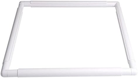 EuBaiFeng 5 Kinds Different Sizes Rectangular Plastic Embroidery Fixation Jig DIY White Frame Square Cross Stitch Craft Handhold Embroider Hoop Stitchwork Clip Sewing Tools( 5 Choose 1)