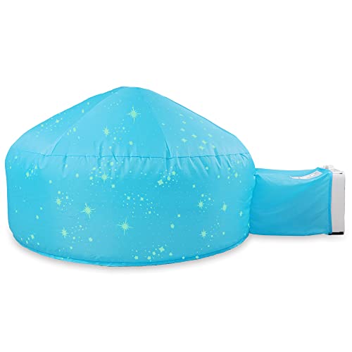 AirFort Inflatable Kids Fort – Sets Up In 30 Seconds With A Household Fan, Starry Night Design, No Floor, Carrying Bag