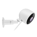 Wasserstein Versatile Aluminum Wall Mount with Integrated Protective Silicone Cover Compatible with Nest Cam Outdoor Now Mount Your Nest Cam Outdoor and Angle it whichever Way You Like (White)