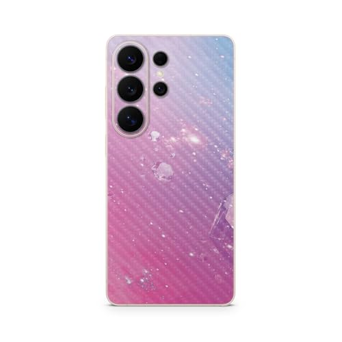 Carbon Fiber Phone Skin Compatible with Samsung Galaxy S26 Ultra - Pink Diamond…