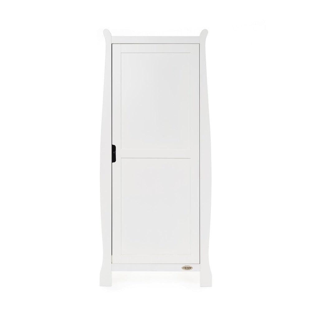 Obaby Stamford Sleigh Single Wardrobe - White