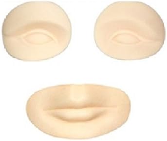 Goochie 3D Rubber Permanent Make Up Practice Skin For (Head Part)