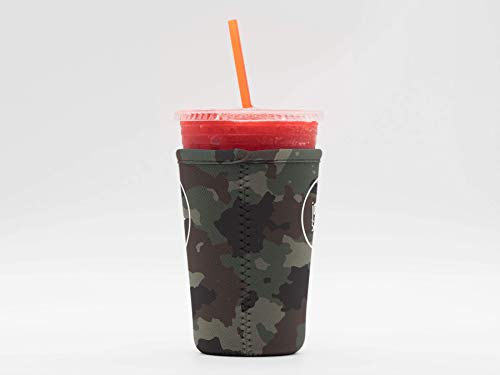 image for JAVA SOK Reusable Iced Coffee Sleeve - Cup Insulator Sleeve for Cold B