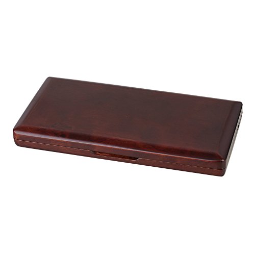image for Yibuy Elegant Maroon Durable Bassoon Reed Box Holder Protector for 9 R