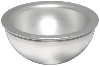 Chemglass CG-1992-54 Clear Anodized Aluminum Round Bottom Flask Insert, 250mL Capacity, For use with OPT500 RBF Optitherm Reaction Block