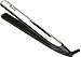 Berta Flat Iron 1-Inch Hair Straightener with LED Display, Black and White