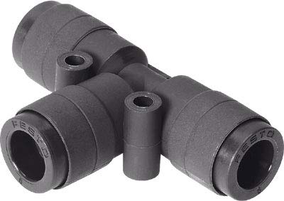 Festo 160534 Model QST-V0-8 Push-In T-Connector (Pack of 10)