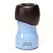 H2O4K9, Dog Water Bottle and Travel Bowl, 9.5-Ounce, Denim Blue