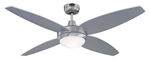Westinghouse 7254640 Havanna Ventilateur De Plafond R7S 80 W Métal Aluminium Brossé
